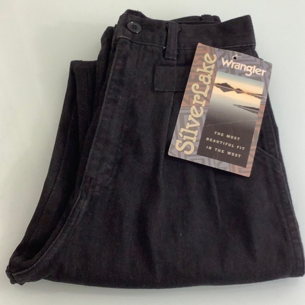 Vintage Wrangler Silverlake rib cage high waisted black jeans size 5 NWT